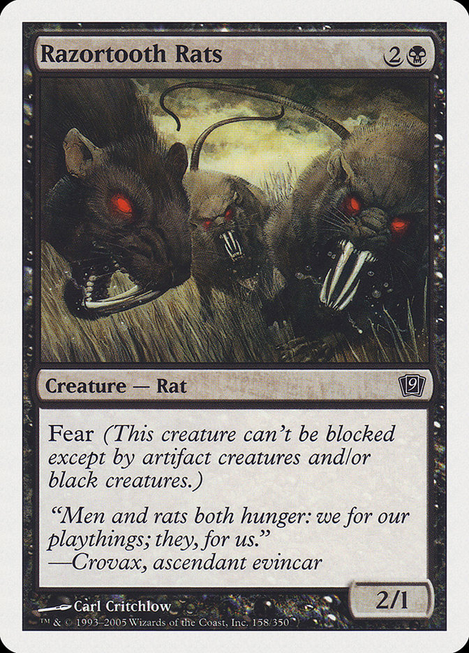 Razortooth Rats [Ninth Edition] | Gate City Games LLC