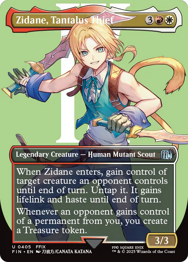 Zidane, Tantalus Thief (Borderless) [FINAL FANTASY] | Gate City Games LLC