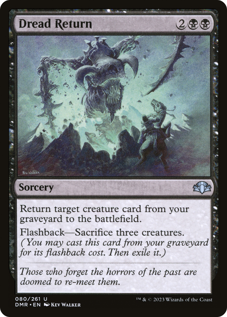 Dread Return [Dominaria Remastered] | Gate City Games LLC