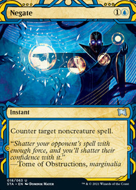 Negate (Foil Etched) [Strixhaven: School of Mages Mystical Archive] | Gate City Games LLC