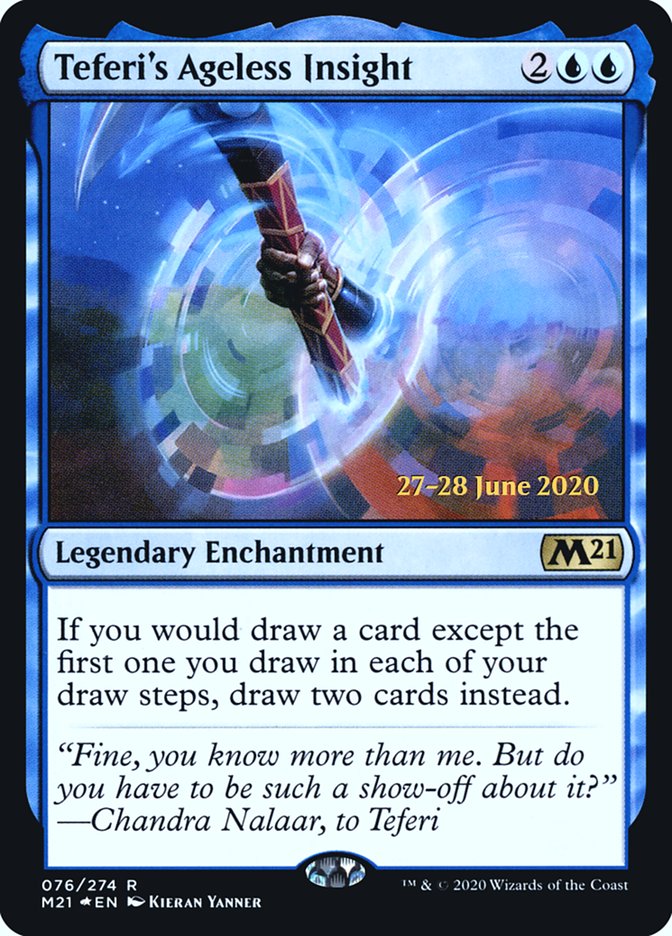 Teferi's Ageless Insight [Core Set 2021 Prerelease Promos] | Gate City Games LLC