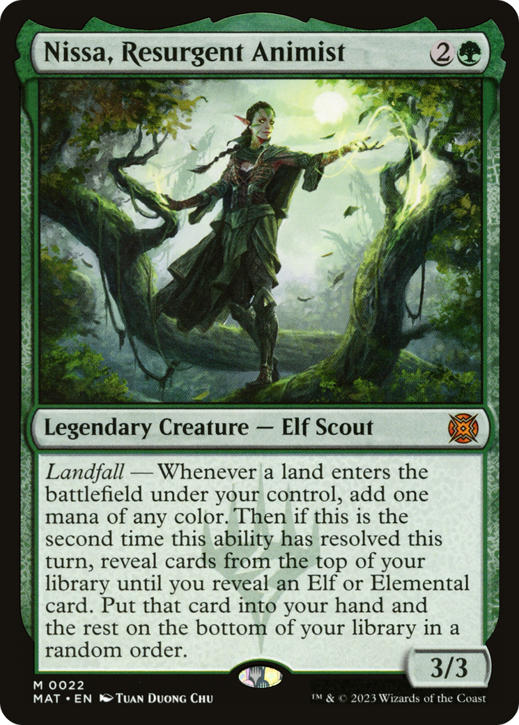 Nissa, Resurgent Animist [March of the Machine: The Aftermath] | Gate City Games LLC