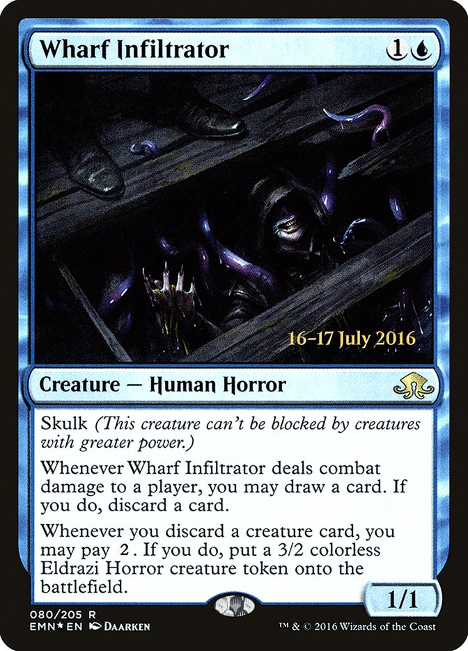 Wharf Infiltrator [Eldritch Moon Prerelease Promos] | Gate City Games LLC
