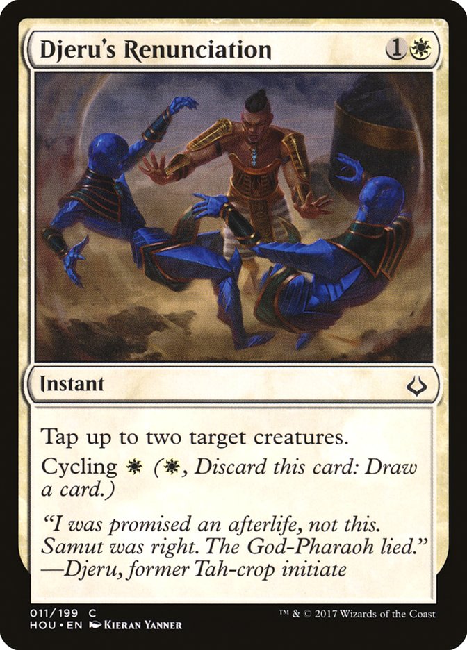 Djeru's Renunciation [Hour of Devastation] | Gate City Games LLC