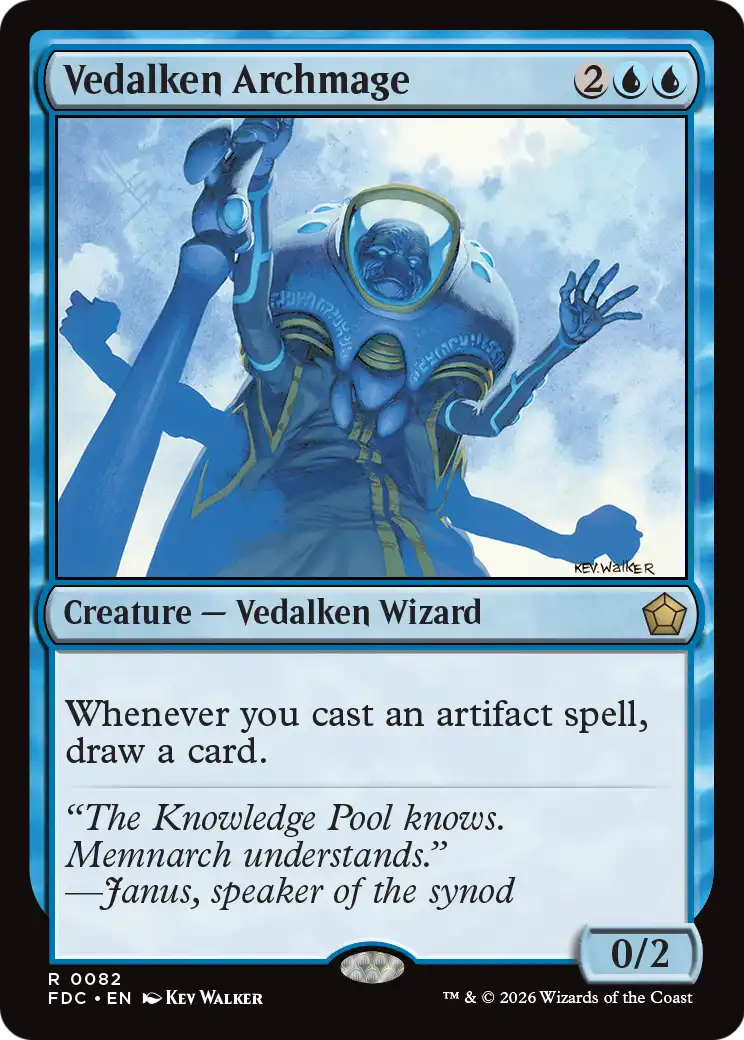 Vedalken Archmage [Foundations Commander] | Gate City Games LLC