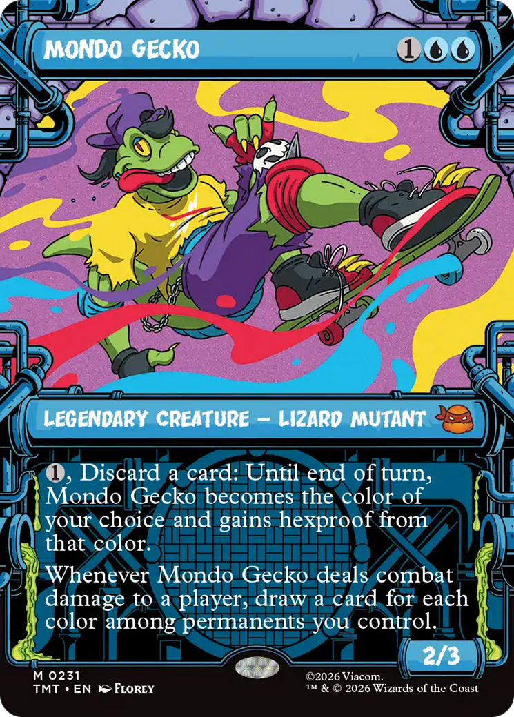 Mondo Gecko (Showcase) [Teenage Mutant Ninja Turtles] | Gate City Games LLC