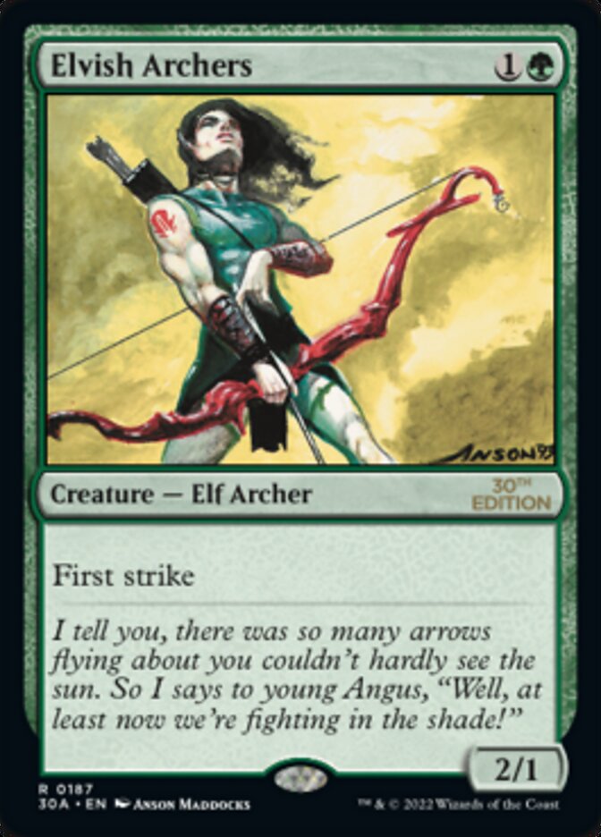 Elvish Archers [30th Anniversary Edition] | Gate City Games LLC