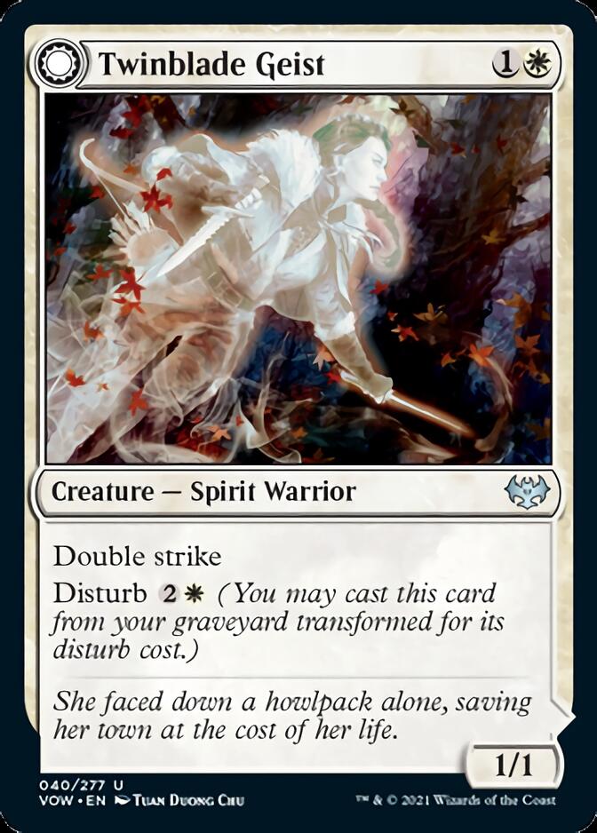 Twinblade Geist // Twinblade Invocation [Innistrad: Crimson Vow] | Gate City Games LLC