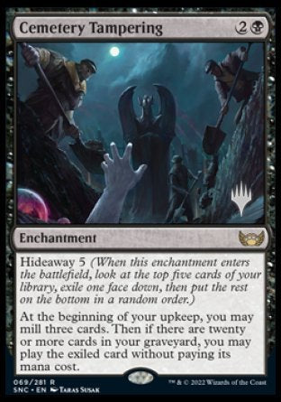 Cemetery Tampering (Promo Pack) [Streets of New Capenna Promos] | Gate City Games LLC