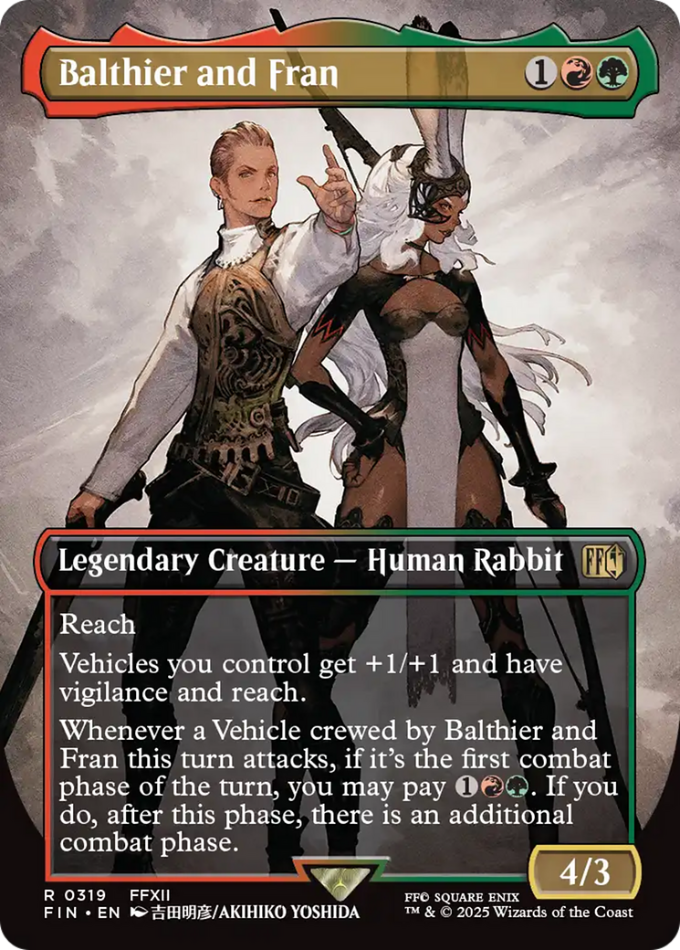 Balthier and Fran (Borderless) (0319) [FINAL FANTASY] | Gate City Games LLC
