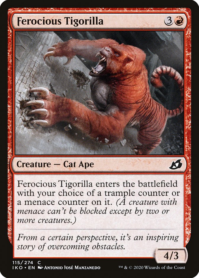 Ferocious Tigorilla [Ikoria: Lair of Behemoths] | Gate City Games LLC