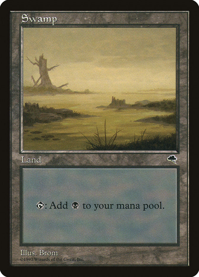 Swamp (Lilypads Bottom Left) [Tempest] | Gate City Games LLC
