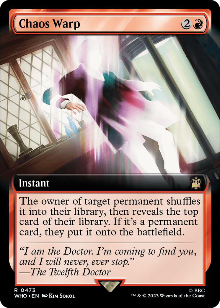 Chaos Warp (Extended Art) [Doctor Who] | Gate City Games LLC
