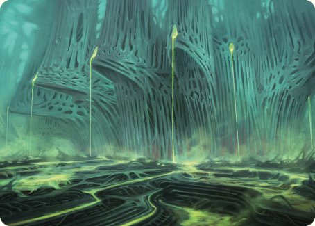 Swamp Art Card [Phyrexia: All Will Be One Art Series] | Gate City Games LLC