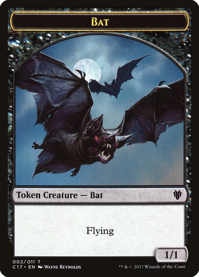 Bat // Vampire Double-Sided Token [Commander 2017 Tokens] | Gate City Games LLC