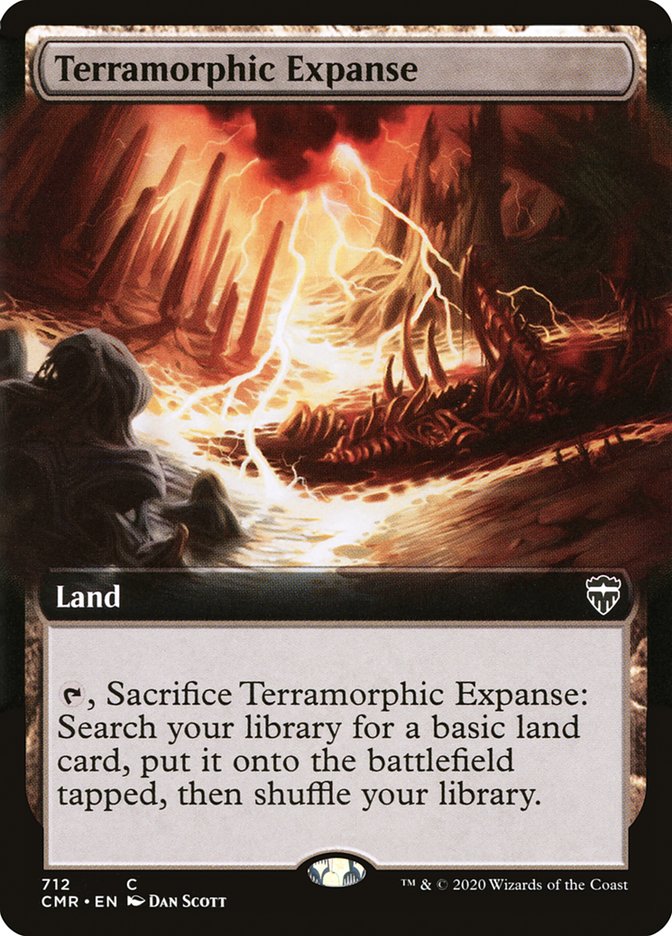 Terramorphic Expanse (Extended Art) [Commander Legends] | Gate City Games LLC