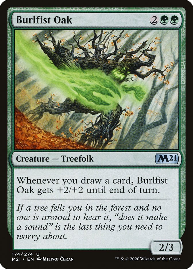 Burlfist Oak [Core Set 2021] | Gate City Games LLC