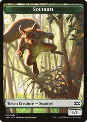 Soldier // Squirrel Double-Sided Token [Double Masters Tokens] | Gate City Games LLC