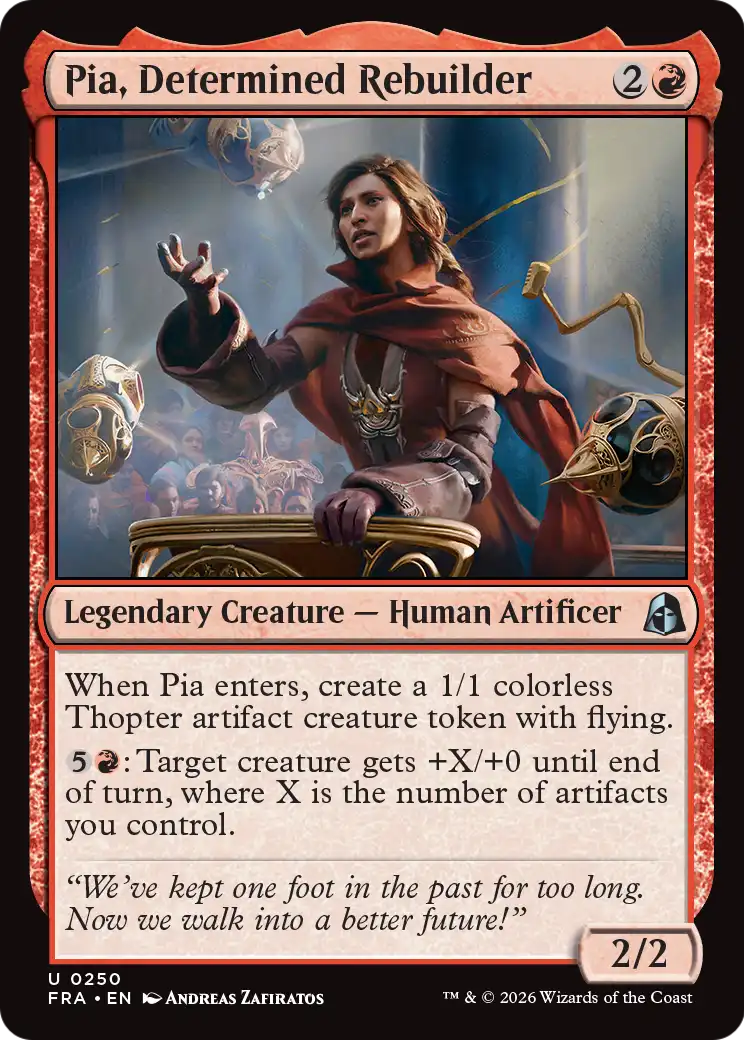 Pia, Determined Rebuilder [Reality Fracture] | Gate City Games LLC