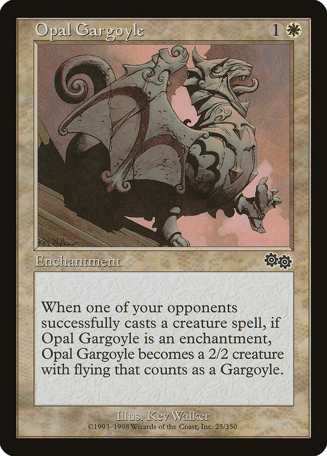 Opal Gargoyle [Urza's Saga] | Gate City Games LLC