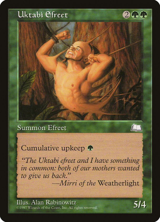 Uktabi Efreet [Weatherlight] | Gate City Games LLC
