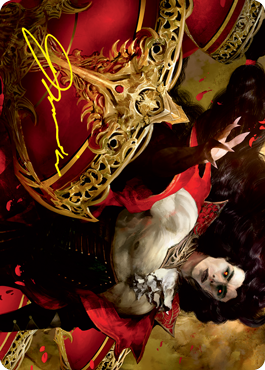 Bloodvial Purveyor Art Card (Gold-Stamped Signature) [Innistrad: Crimson Vow Art Series] | Gate City Games LLC