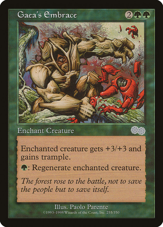Gaea's Embrace [Urza's Saga] | Gate City Games LLC