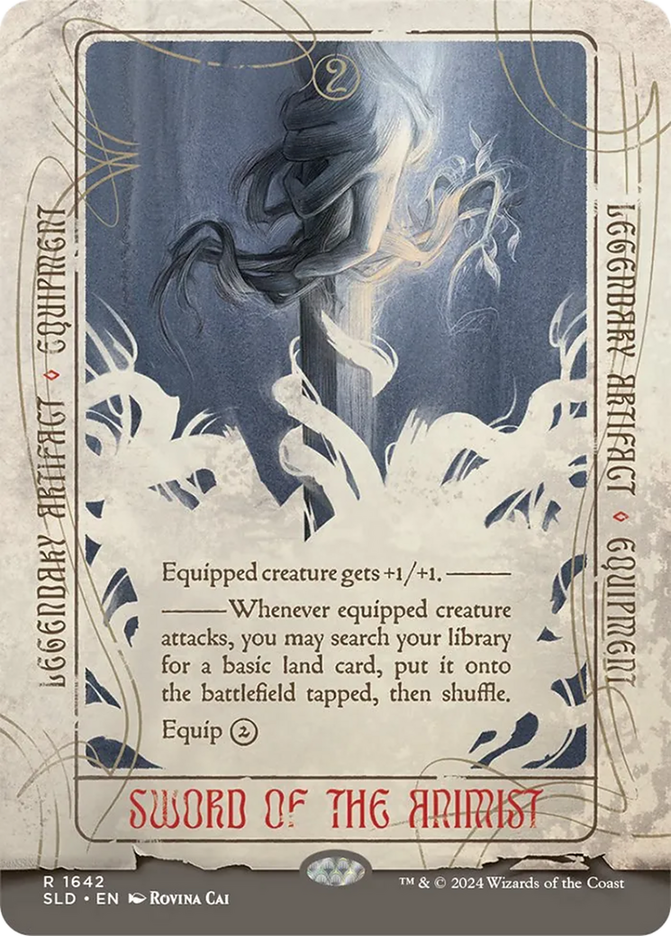 Sword of the Animist (Rainbow Foil) [Secret Lair Drop Series] | Gate City Games LLC