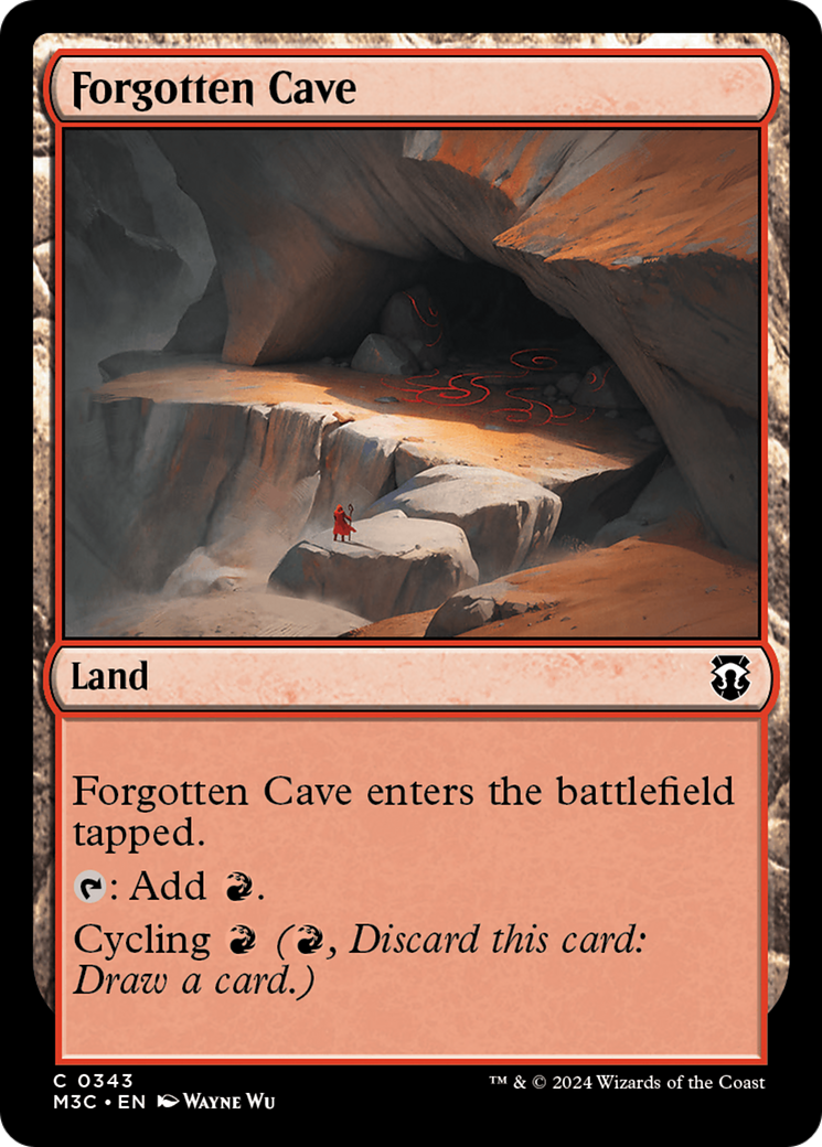 Forgotten Cave (Ripple Foil) [Modern Horizons 3 Commander] | Gate City Games LLC