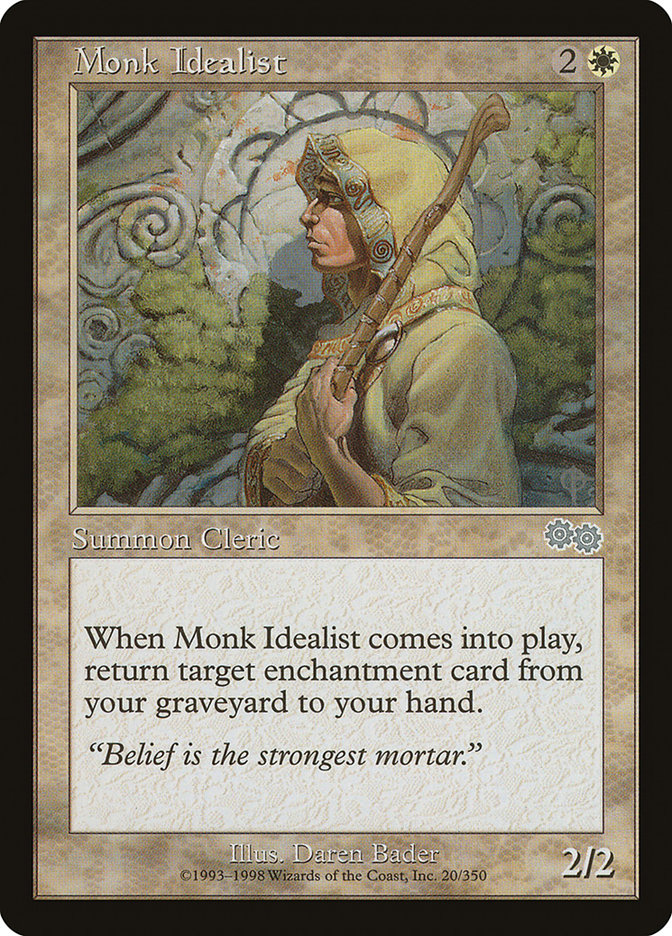 Monk Idealist [Urza's Saga] | Gate City Games LLC