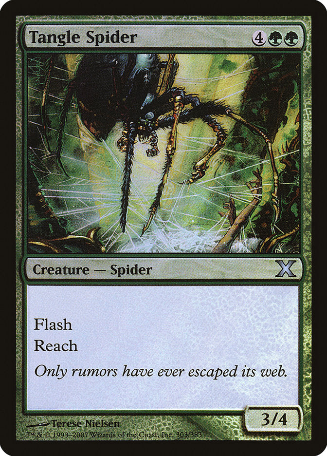 Tangle Spider (Premium Foil) [Tenth Edition] | Gate City Games LLC