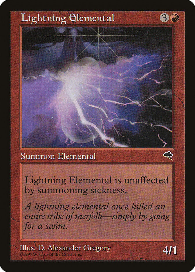Lightning Elemental [Tempest] | Gate City Games LLC