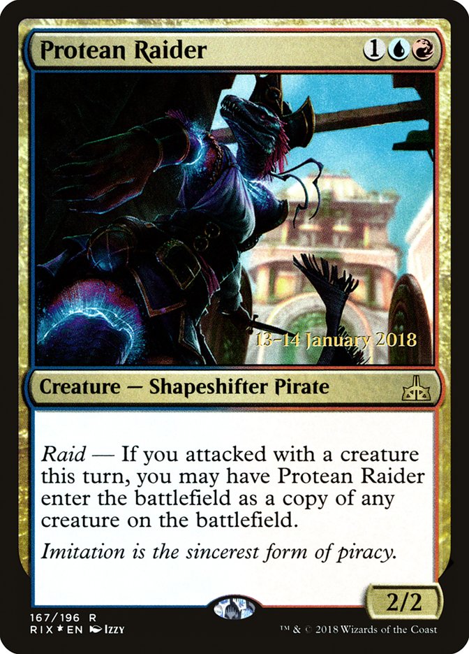 Protean Raider [Rivals of Ixalan Prerelease Promos] | Gate City Games LLC