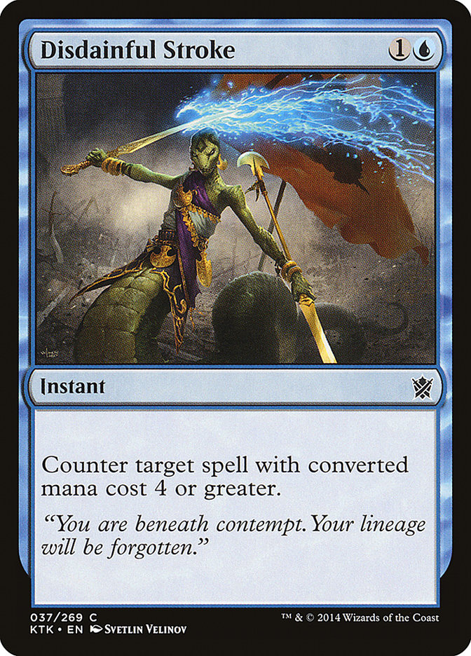 Disdainful Stroke [Khans of Tarkir] | Gate City Games LLC