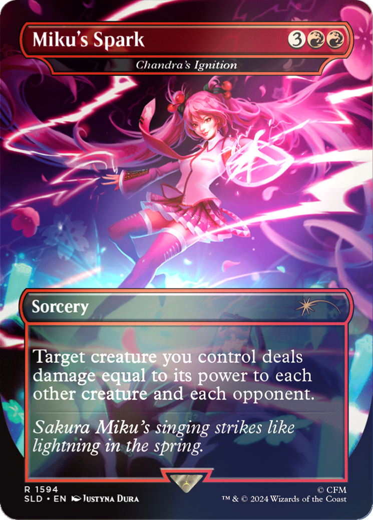 Miku's Spark - Chandra's Ignition (Rainbow Foil) [Secret Lair Drop Series] | Gate City Games LLC