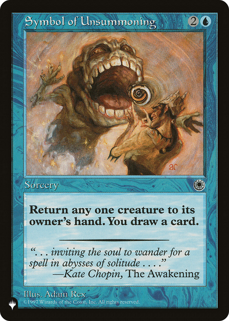 Symbol of Unsummoning [The List] | Gate City Games LLC