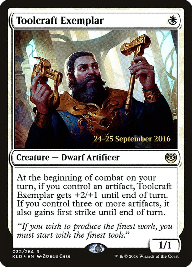 Toolcraft Exemplar [Kaladesh Prerelease Promos] | Gate City Games LLC