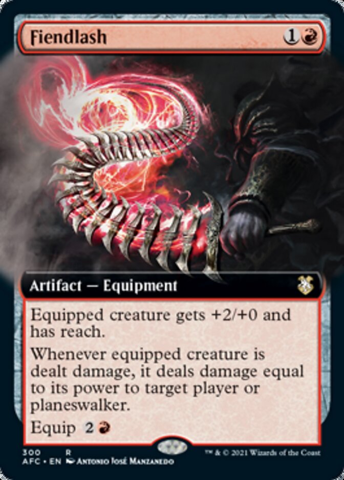 Fiendlash (Extended Art) [Dungeons & Dragons: Adventures in the Forgotten Realms Commander] | Gate City Games LLC