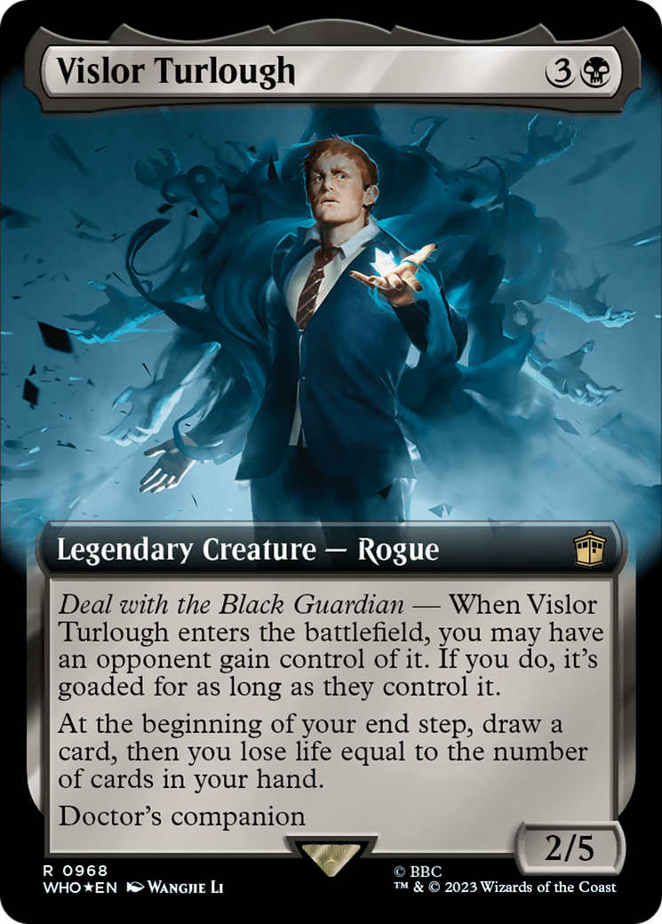 Vislor Turlough (Extended Art) (Surge Foil) [Doctor Who] | Gate City Games LLC
