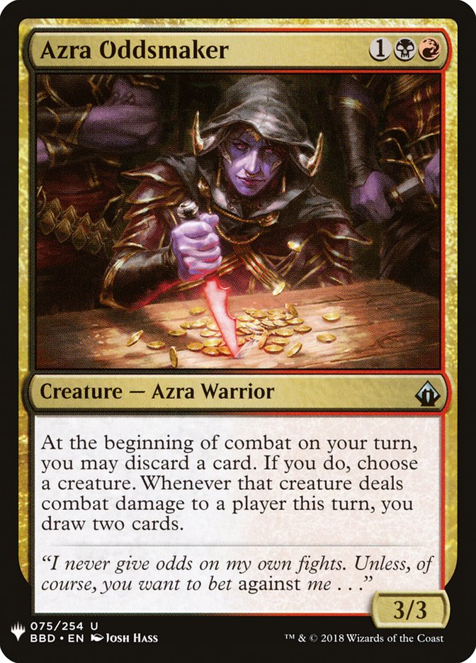 Azra Oddsmaker [Mystery Booster] | Gate City Games LLC