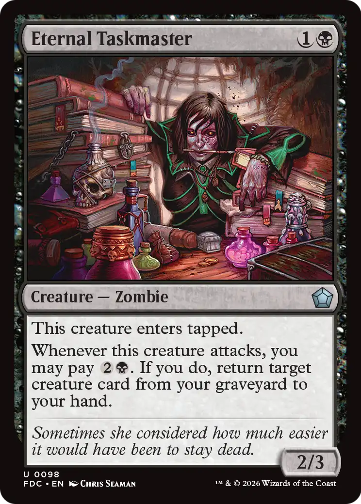 Eternal Taskmaster [Foundations Commander] | Gate City Games LLC