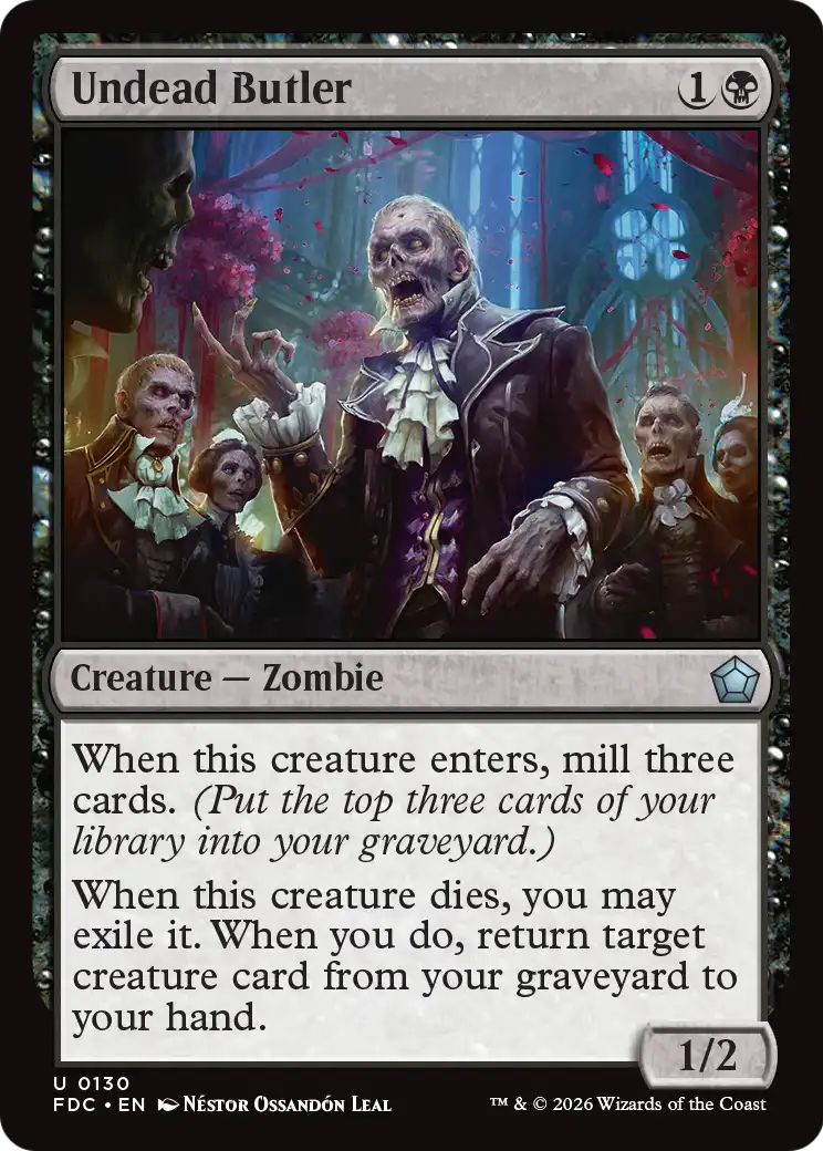 Undead Butler [Foundations Commander] | Gate City Games LLC