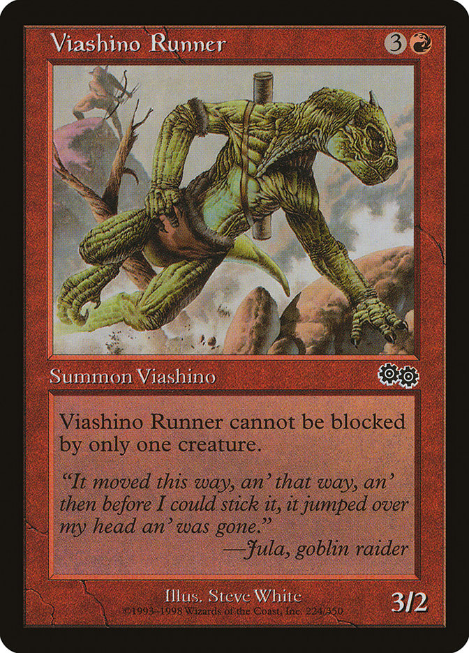 Viashino Runner [Urza's Saga] | Gate City Games LLC