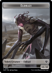 Eldrazi // Tiny Double-Sided Token [Murders at Karlov Manor Commander Tokens] | Gate City Games LLC