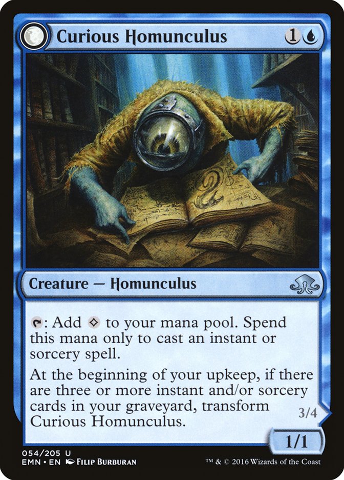 Curious Homunculus // Voracious Reader [Eldritch Moon] | Gate City Games LLC