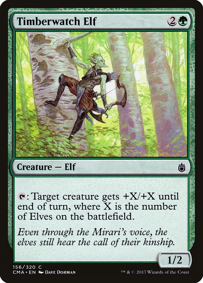 Timberwatch Elf [Commander Anthology] | Gate City Games LLC