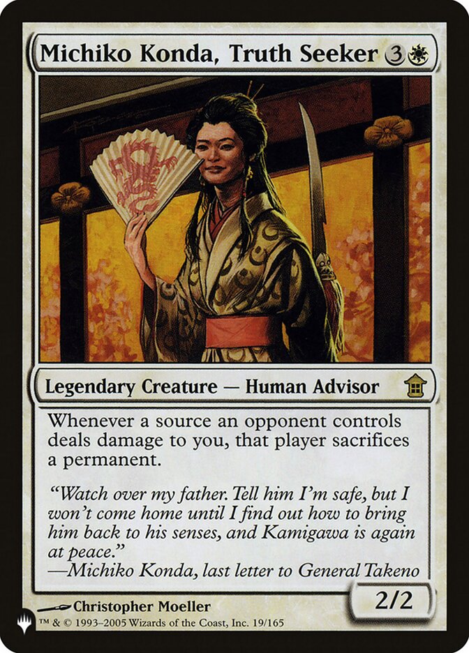 Michiko Konda, Truth Seeker [The List] | Gate City Games LLC