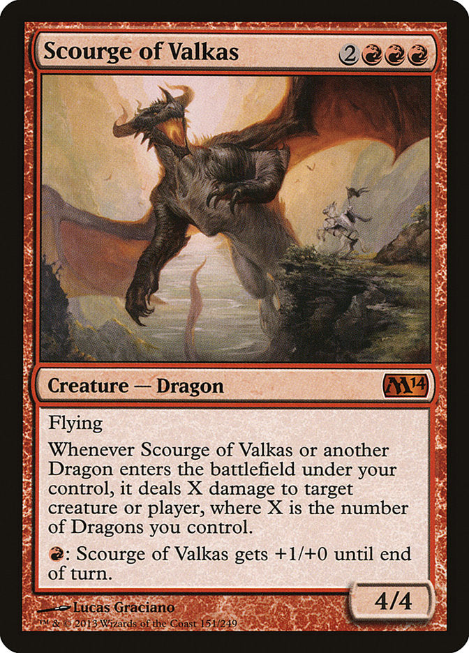 Scourge of Valkas [Magic 2014] | Gate City Games LLC