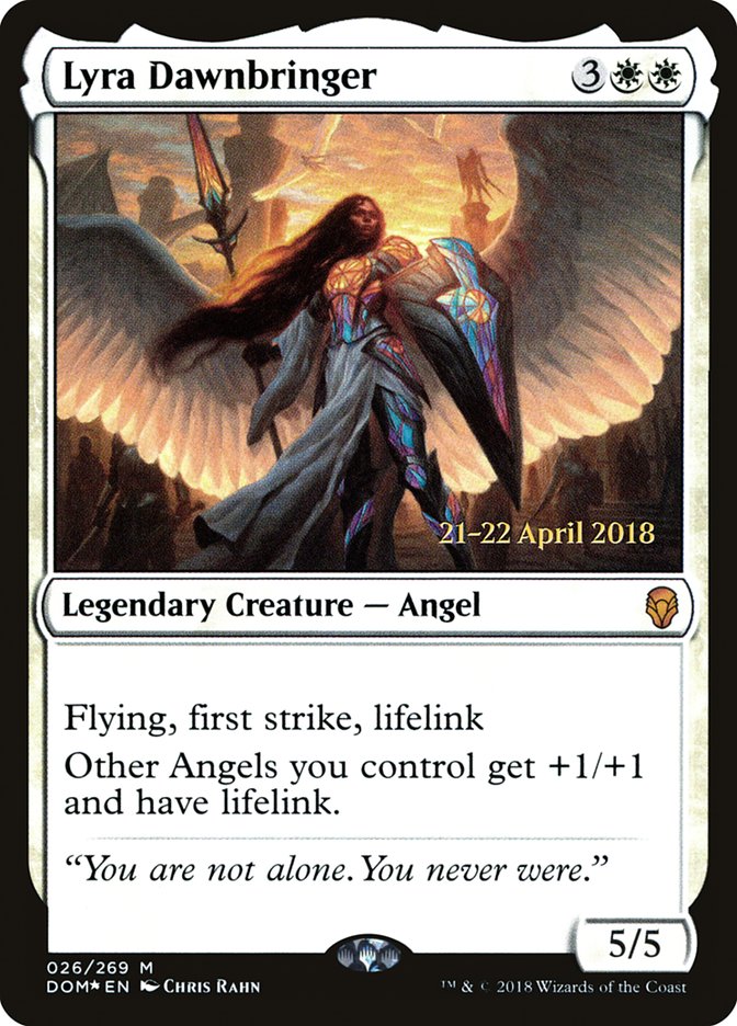 Lyra Dawnbringer [Dominaria Prerelease Promos] | Gate City Games LLC
