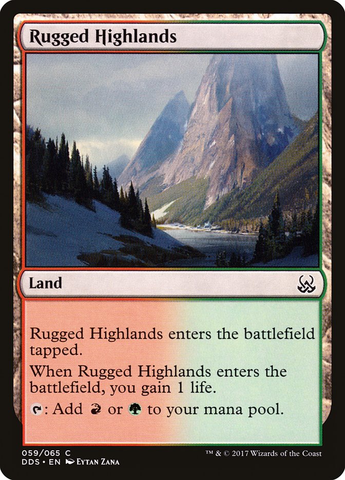 Rugged Highlands [Duel Decks: Mind vs. Might] | Gate City Games LLC